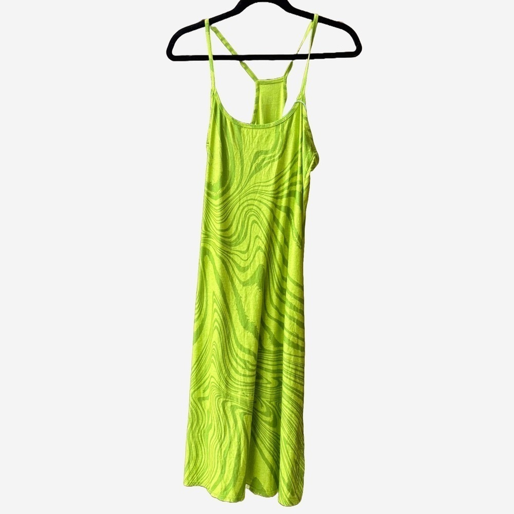 Beyond Yoga Printed Midi Sleep Dress Matcha Green Swirl Size Small - Picture 4 of 7